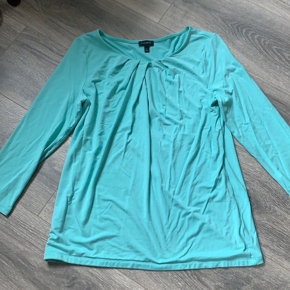 Talbots stretch knit 3/4 sleeve top